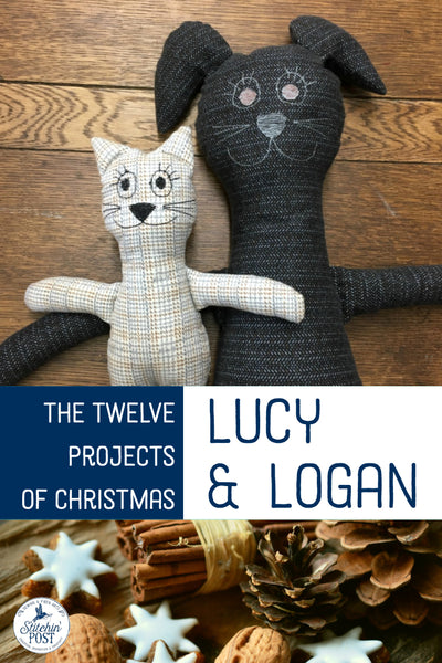 Lucy & Logan - Freezer Paper Method for Machine Stitched Faces