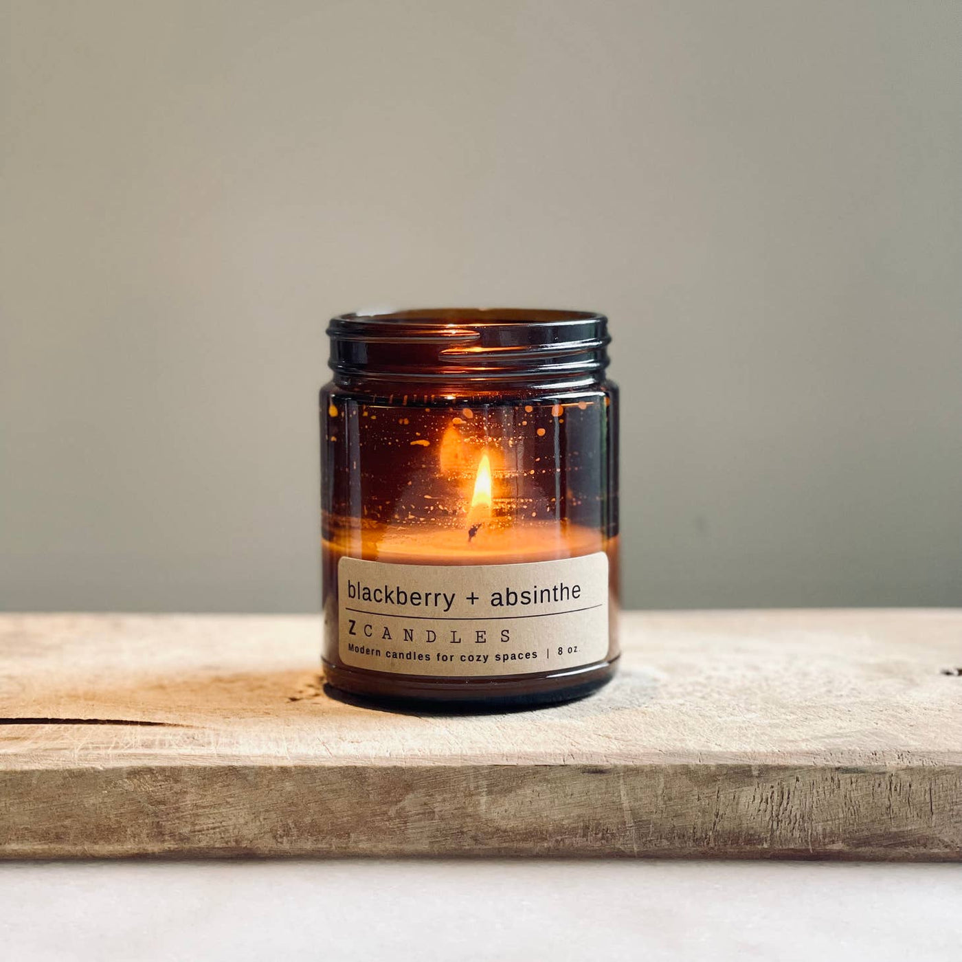 Blackberry + Absinthe 8 oz. Candle by Z Candles
