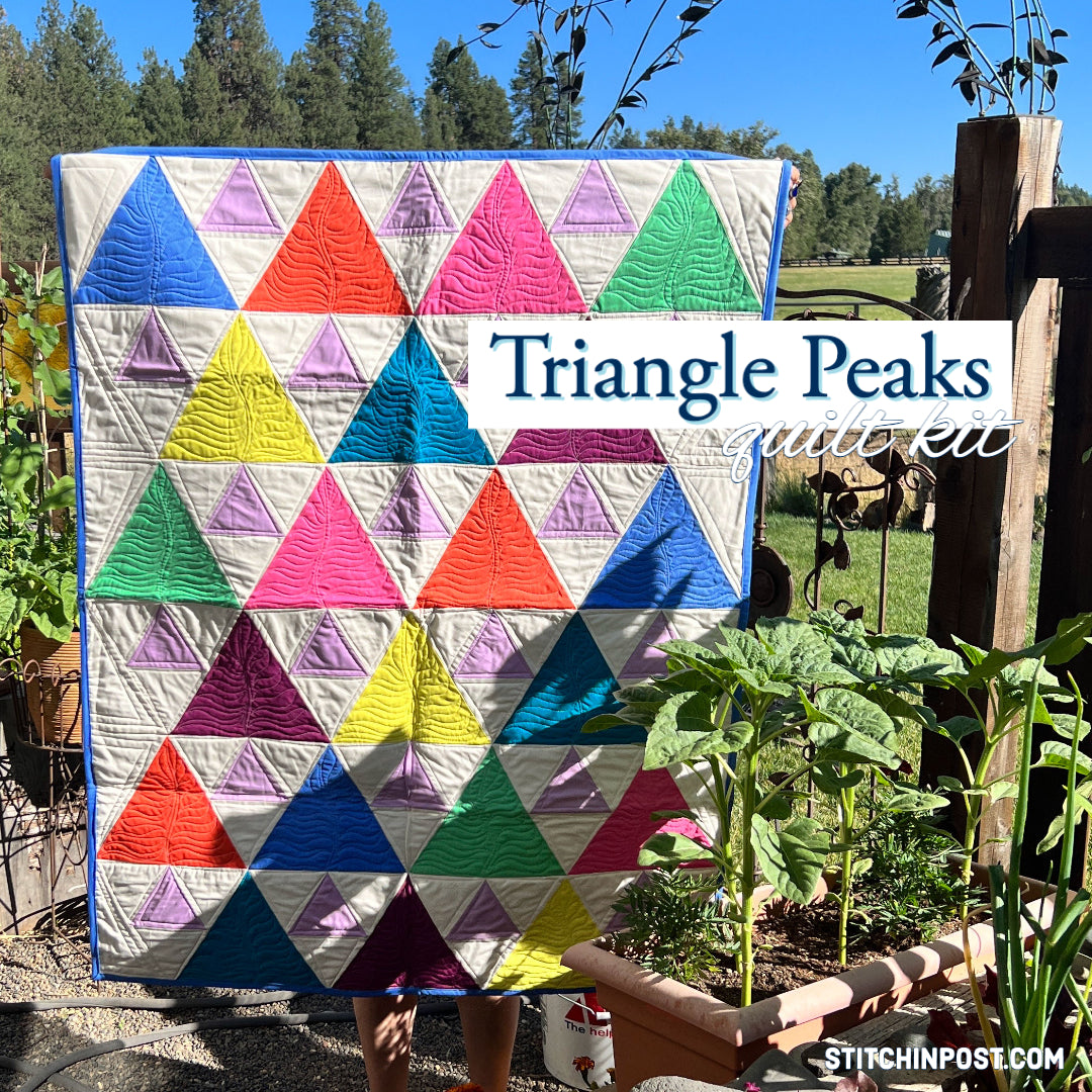 Triangle Peaks Quilt Kit