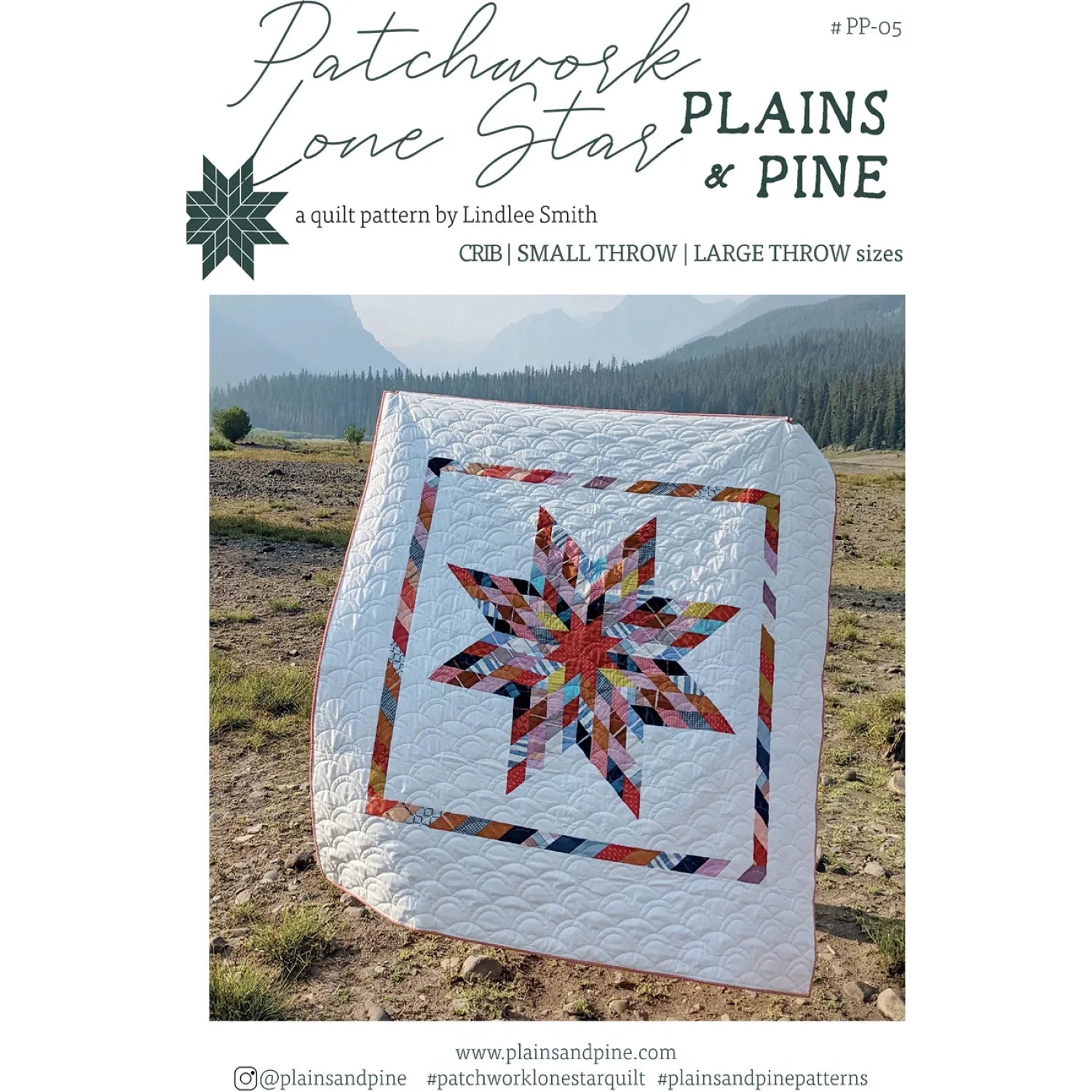 Patchwork Lone Star Quilt Pattern – Stitchin' Post