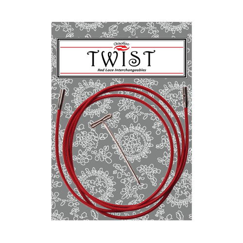 Red Twist Cable 22" Large by ChiaoGoo
