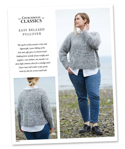 Easy Relaxed Pullover Churchmouse Classics