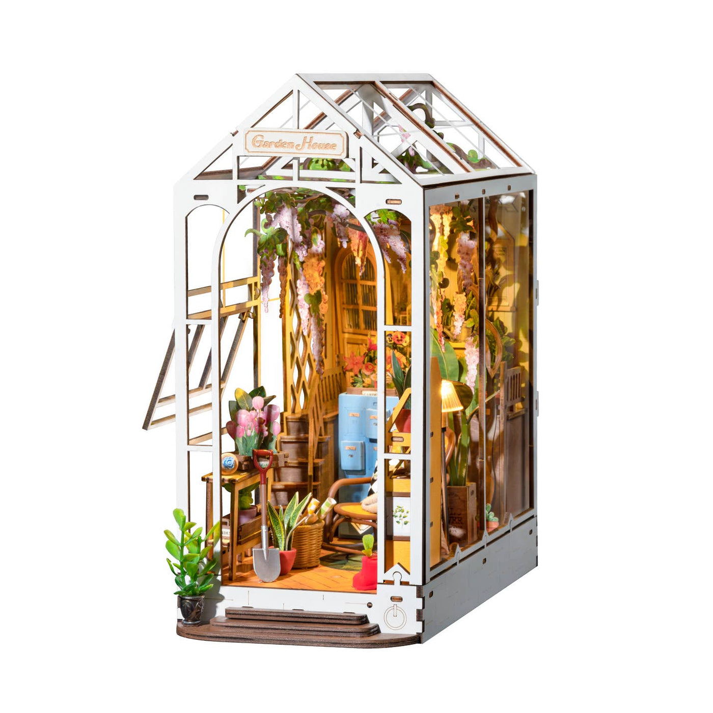 Garden House DIY Miniature House Book Nook Kit