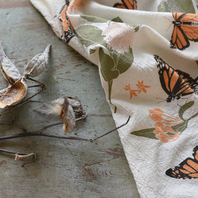 Monarchs + Milkweeds Towel - June & December