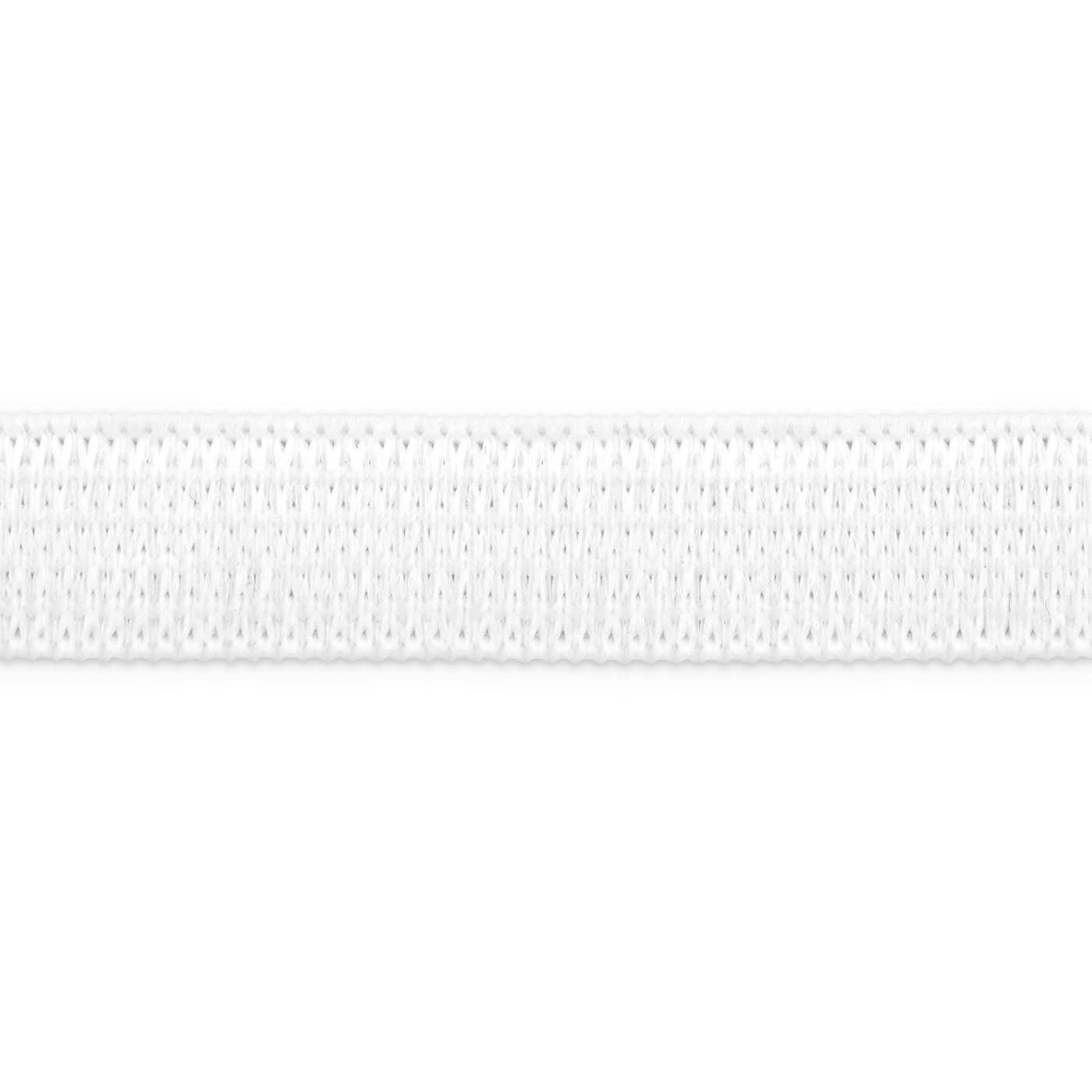 3/8 x 2 yds Non Roll Knit Elastic White