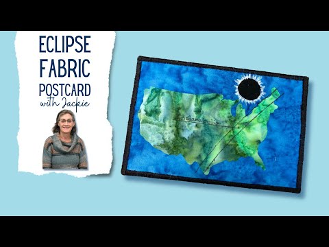 Eclipse Fabric Postcard Kit