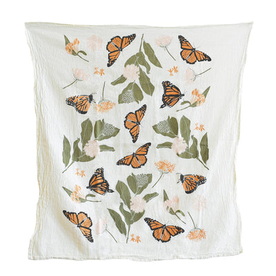 Monarchs + Milkweeds Towel - June & December