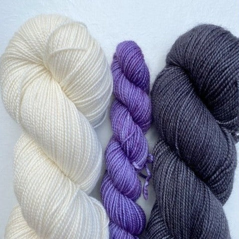 Blossoms Bundle Kit by Dirty Water DyeWorks in Iris