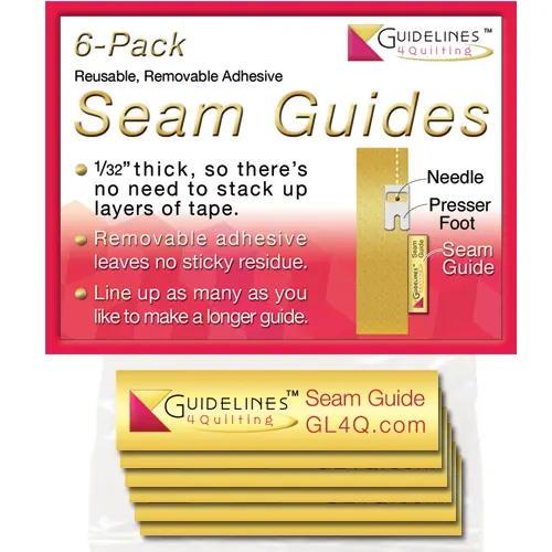 Guidelines 4 Quilting Extra Seam Guides - 6 pack GL-PTSG