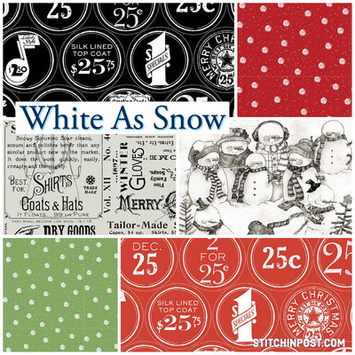 White As Snow Fabric Collection