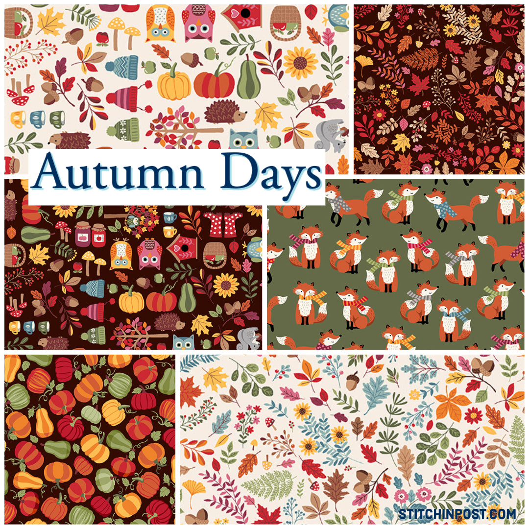 Autumn Days Fabric Collection – Stitchin' Post
