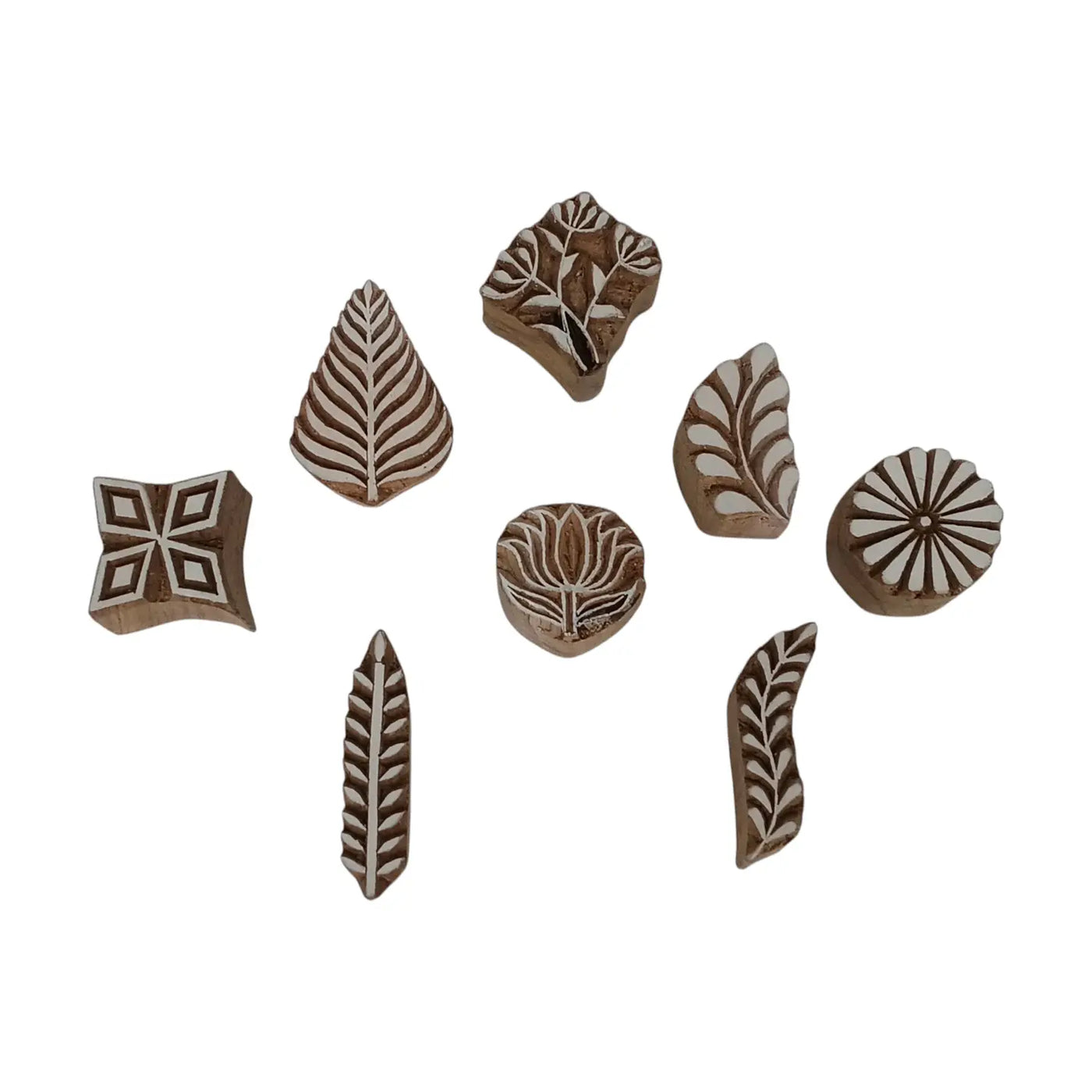 Hand Carved Mango Wood Blocks - Block Printing