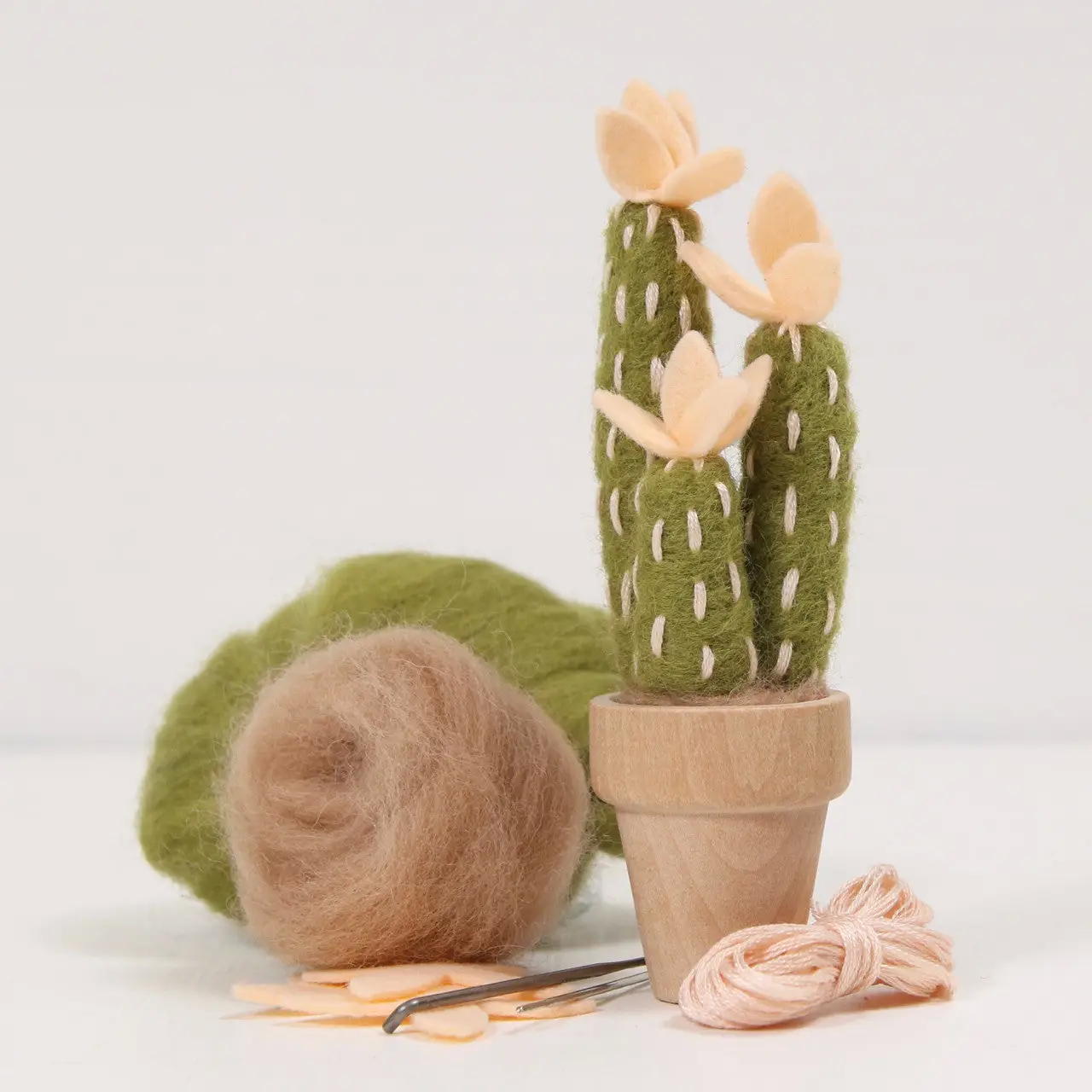 Needle Felting Kit - Peach Mojave