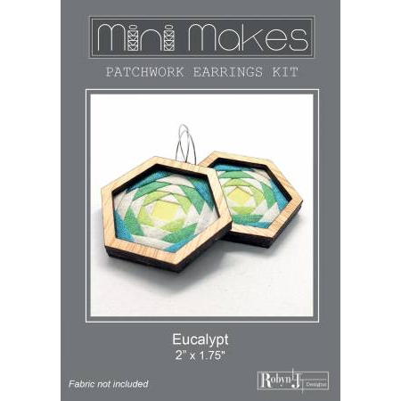 Mini Makes Earring Kit - Hexagon Eucalypt