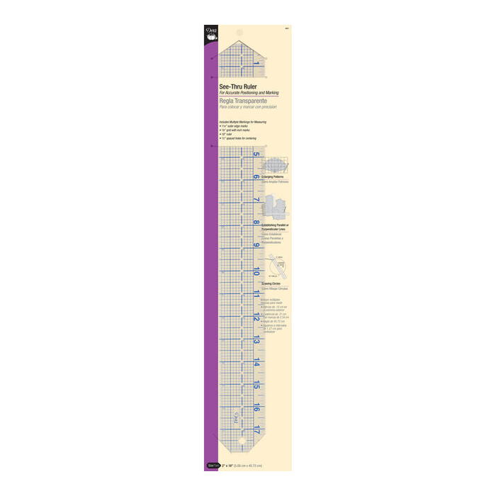 Quilt & Sew See-Thru Ruler by Dritz – Stitchin' Post