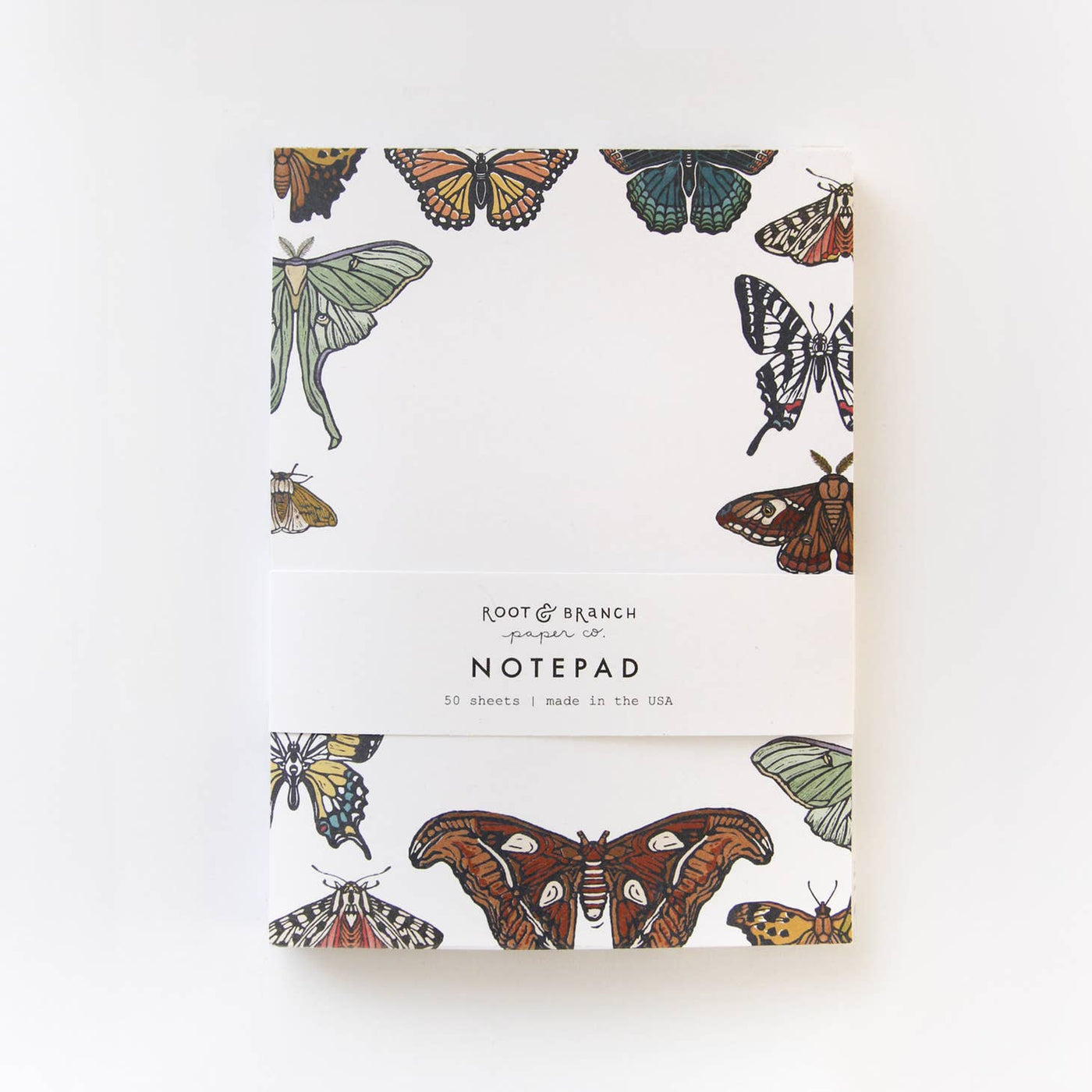 Root & Branch Paper Co. - Butterfly & Moth Notepad