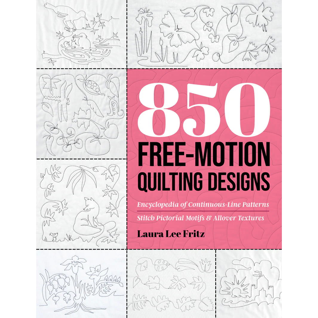 850 Free Motion Quilting Designs Book