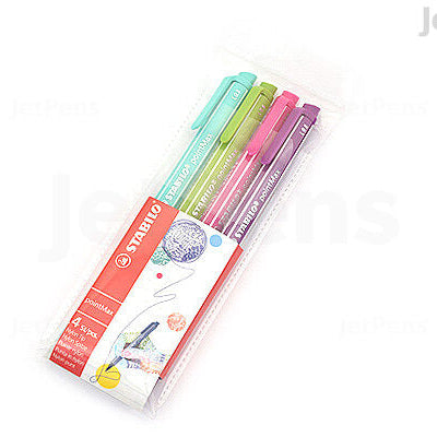 Pointmax Wallet Set - Bright Colors - 4 Pens