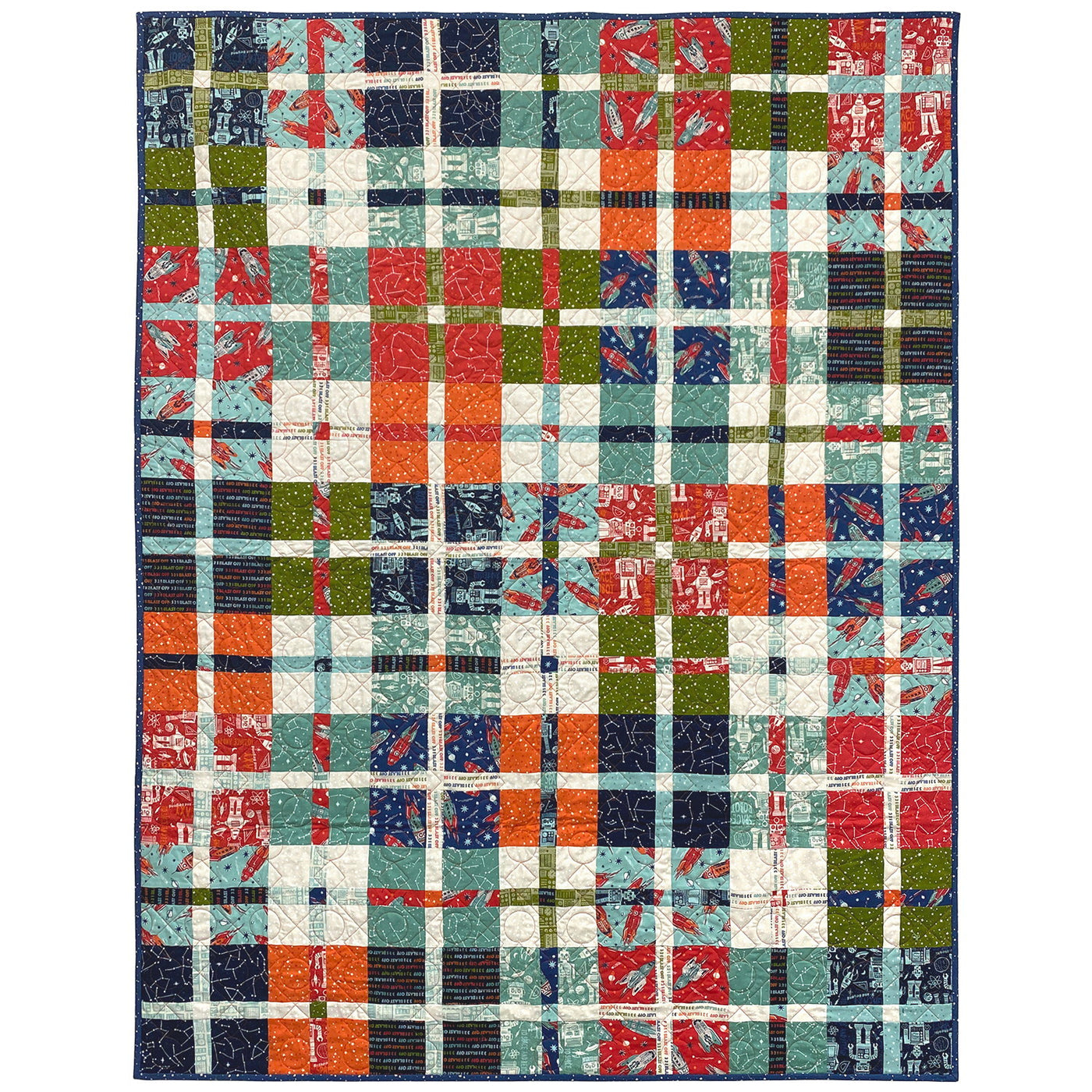 123 Blast Off Quilt Kit