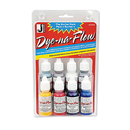 Dye-Na-Flow Colors Mini Exciter Pack Eight .5oz bottles