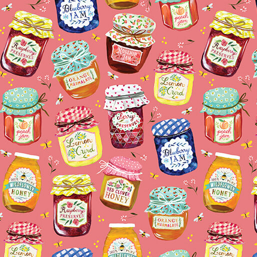 A Prairie Heart by Katie Daisy Jam Jars Peach Jam 16630-27