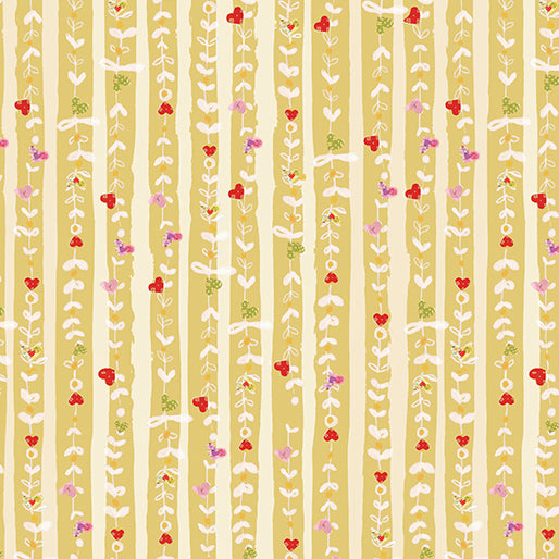 Follow Your Joy Kelly Rae Roberts Hearts Stripe Medium Citron 16662-32