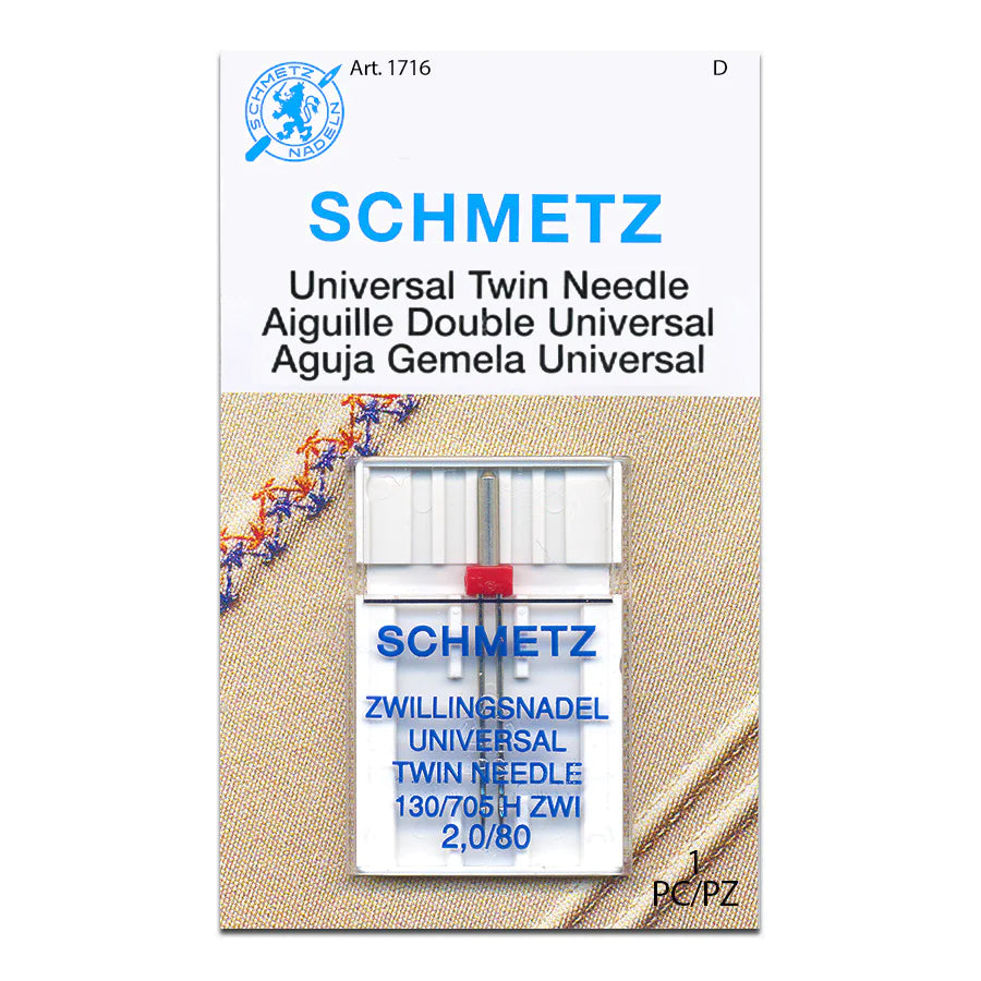 Twin Needle Universal Schmetz 2.0/80