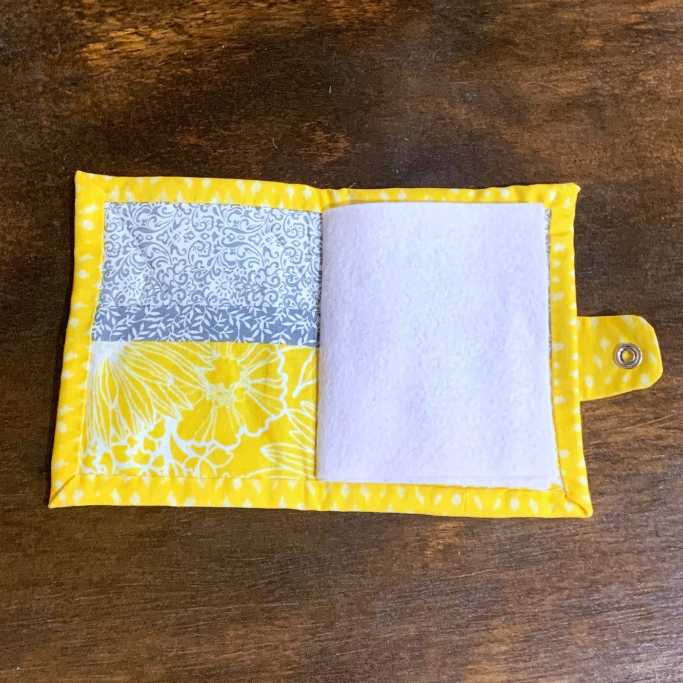 Needle Book - Yellow & Grey -Employee Boutique