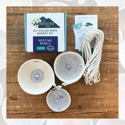 Coiled Rope Basket Kit - DIY - Nesting Bowls