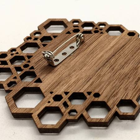 Mini Makes Brooch Kit - Hexagon Eucalypt