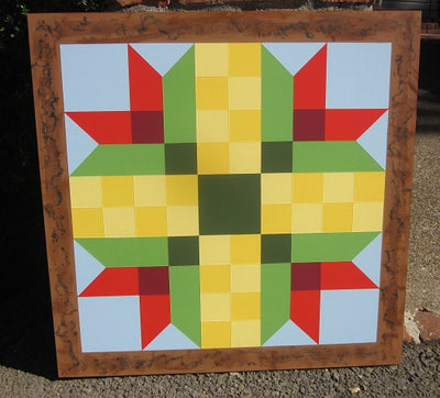 519 50th Anniversary Barn Quilt Painting with Sheila Snyder on 7/11/2025