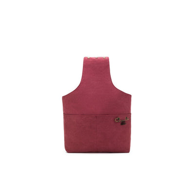 Della Q Nora Bucket Bag Maroon