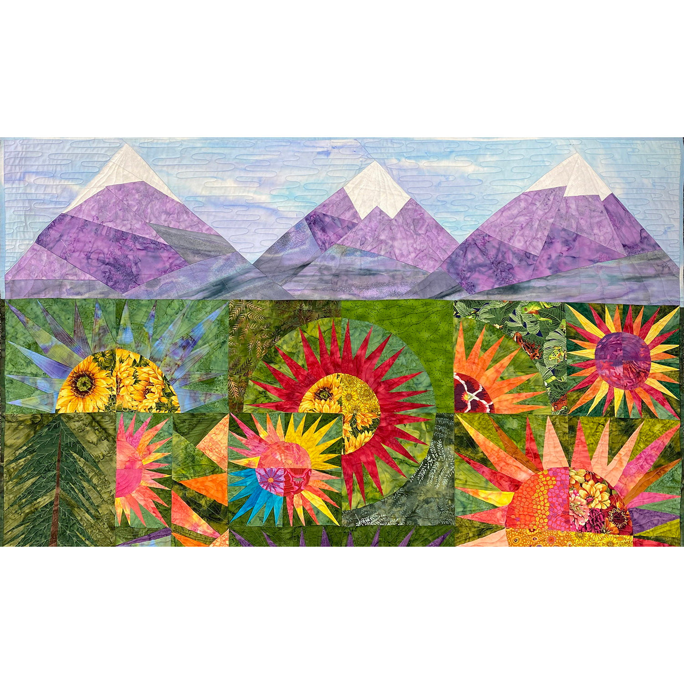 Raffles Pattern Sisters Scape Reimagined - 2025 Raffle Quilt Pattern - PDF Download ...