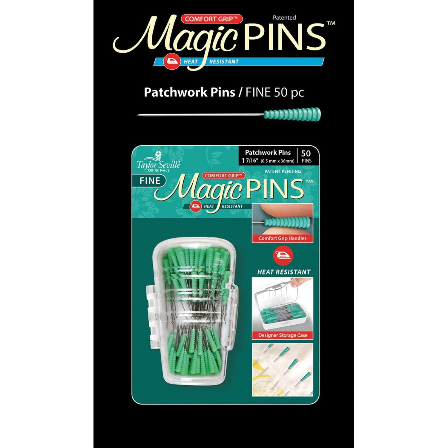 Heat Resistant Patchwork Pins 50 ct – Stitchin' Post