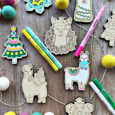 DIY Craft Kit - Fa La Llama by Woodsy Craft Co.