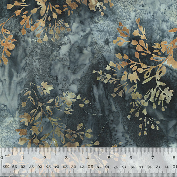 Quentin Batiks Herbs Charcoal 2995Q-X