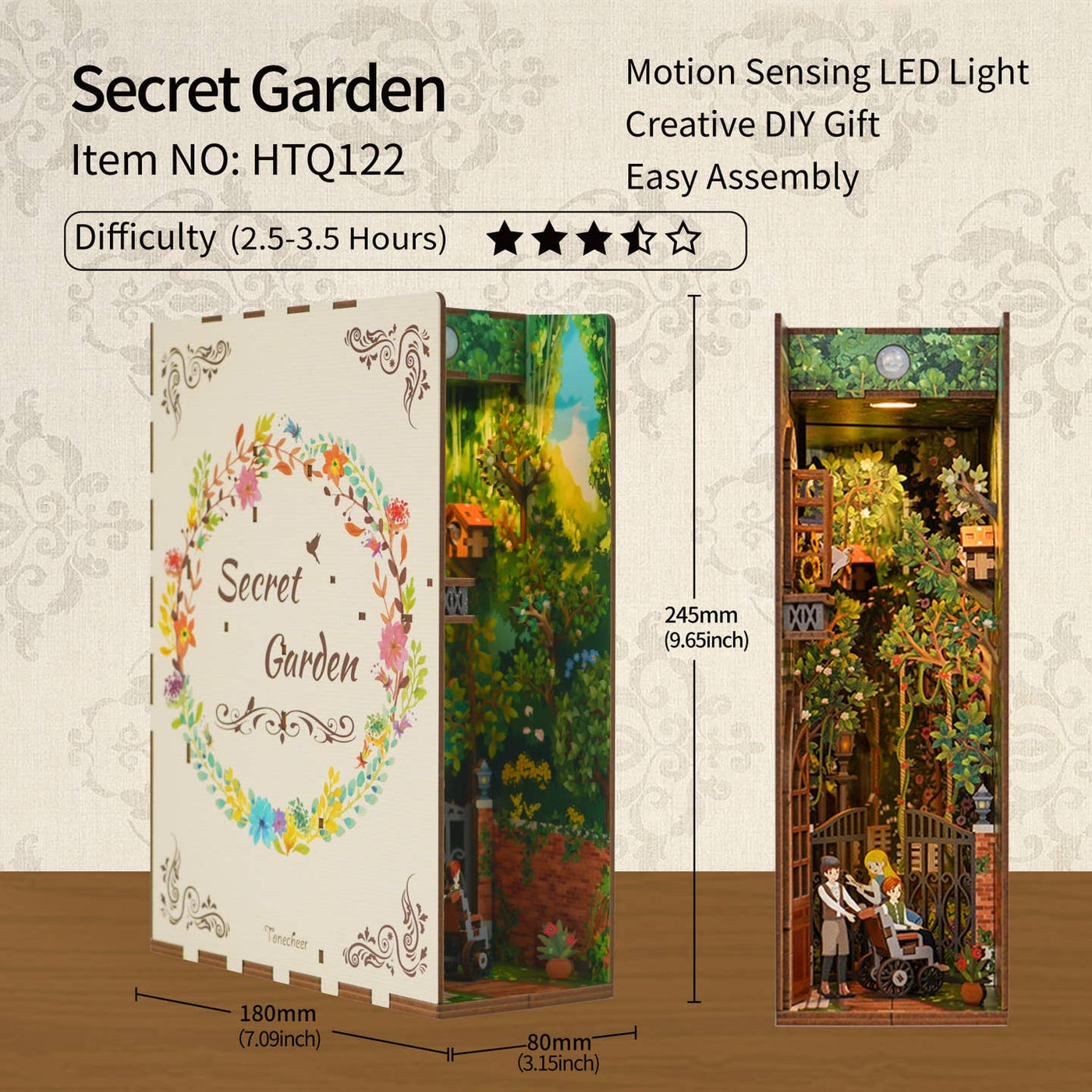 Secret Garden 3D Puzzle Kit