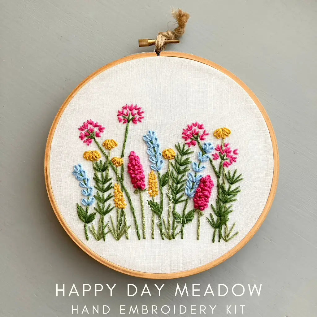 Meadow In Happy Day Embroidery Kit by And Other Adventures