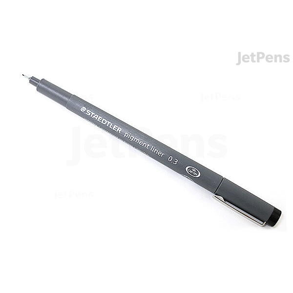 Staedtler Pigment Liner Pen - 0.3MM Black