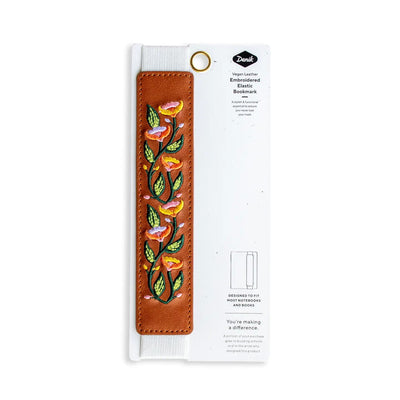 Denik - Molina Vine Embroidered Elastic Bookmark