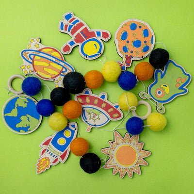 DIY Craft Kit - Outer Space by Woodsy Craft Co.
