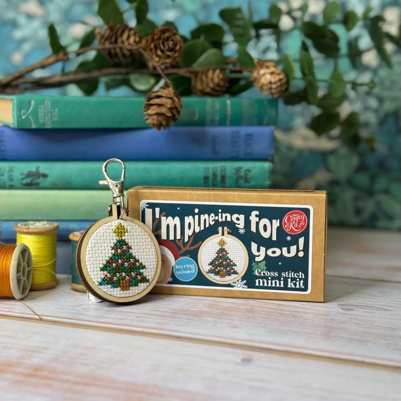 Cross Stitch Mini Kit - I'm Pine-ing For You