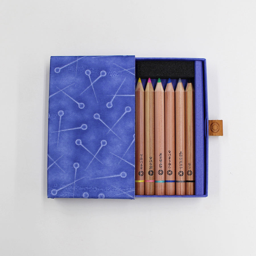Ukigami Little Box of Colored Pencils Blue
