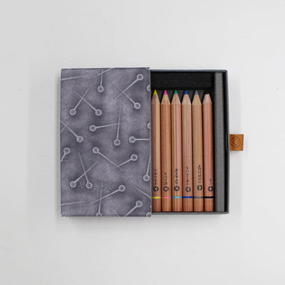 Ukigami Little Box of Colored Pencils Grey
