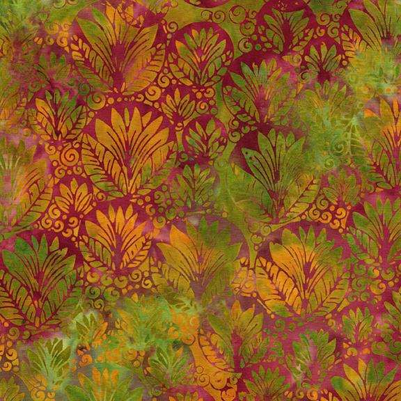 Circle Leaf Multi Red Green Purple 512505820