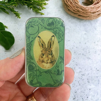 Firefly Notes - Bunny notions tin, stitch marker tin: Large