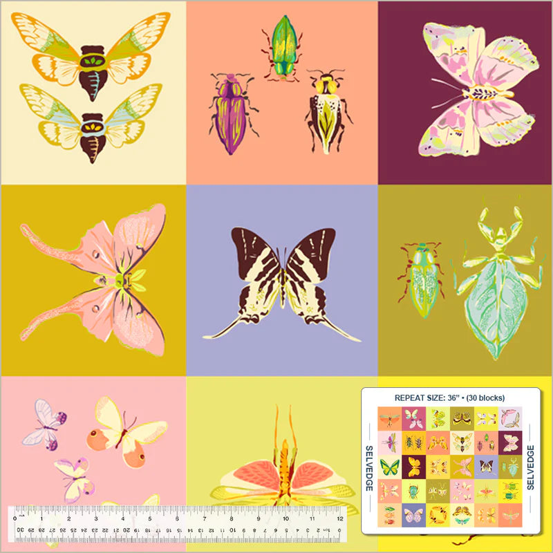 Insectarium Square Dance Panel 54651-DPX