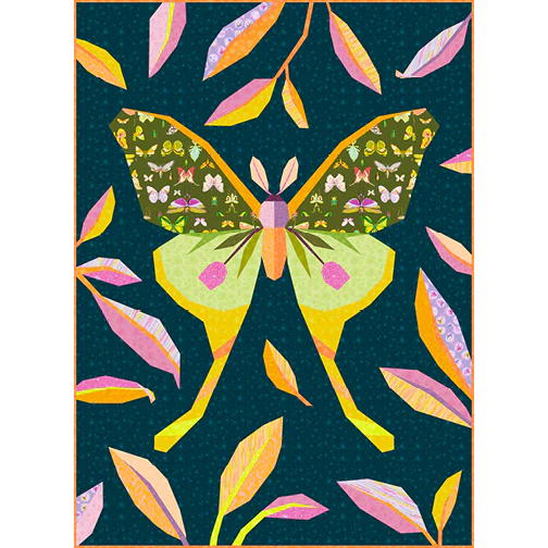 Insectarium Luna Moth Quilt Kit