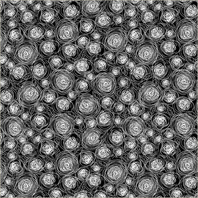 Pen & Petal Roses Black 54966-2