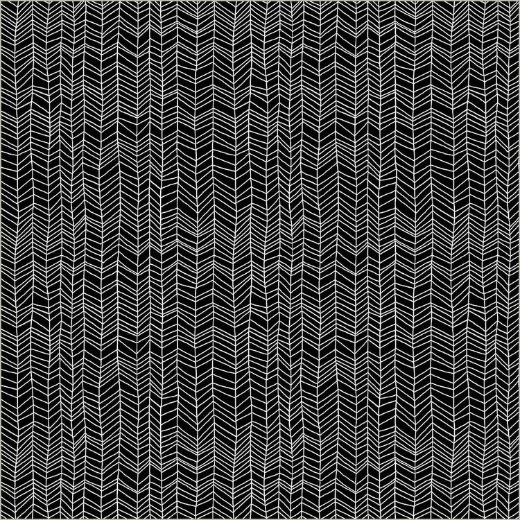 Pen & Petal Herringbone Black 54968-2